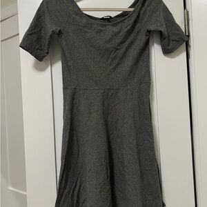 Aritzia Talula Charcoal Mini Dress